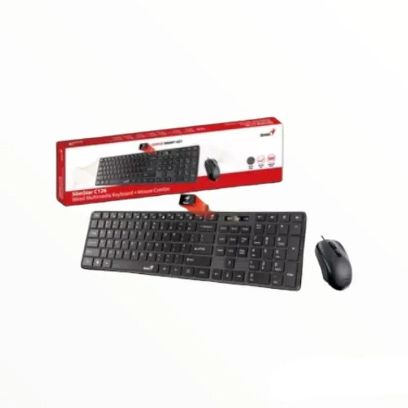 Genius USB Slimstar C126 Keyboard Mouse Combo