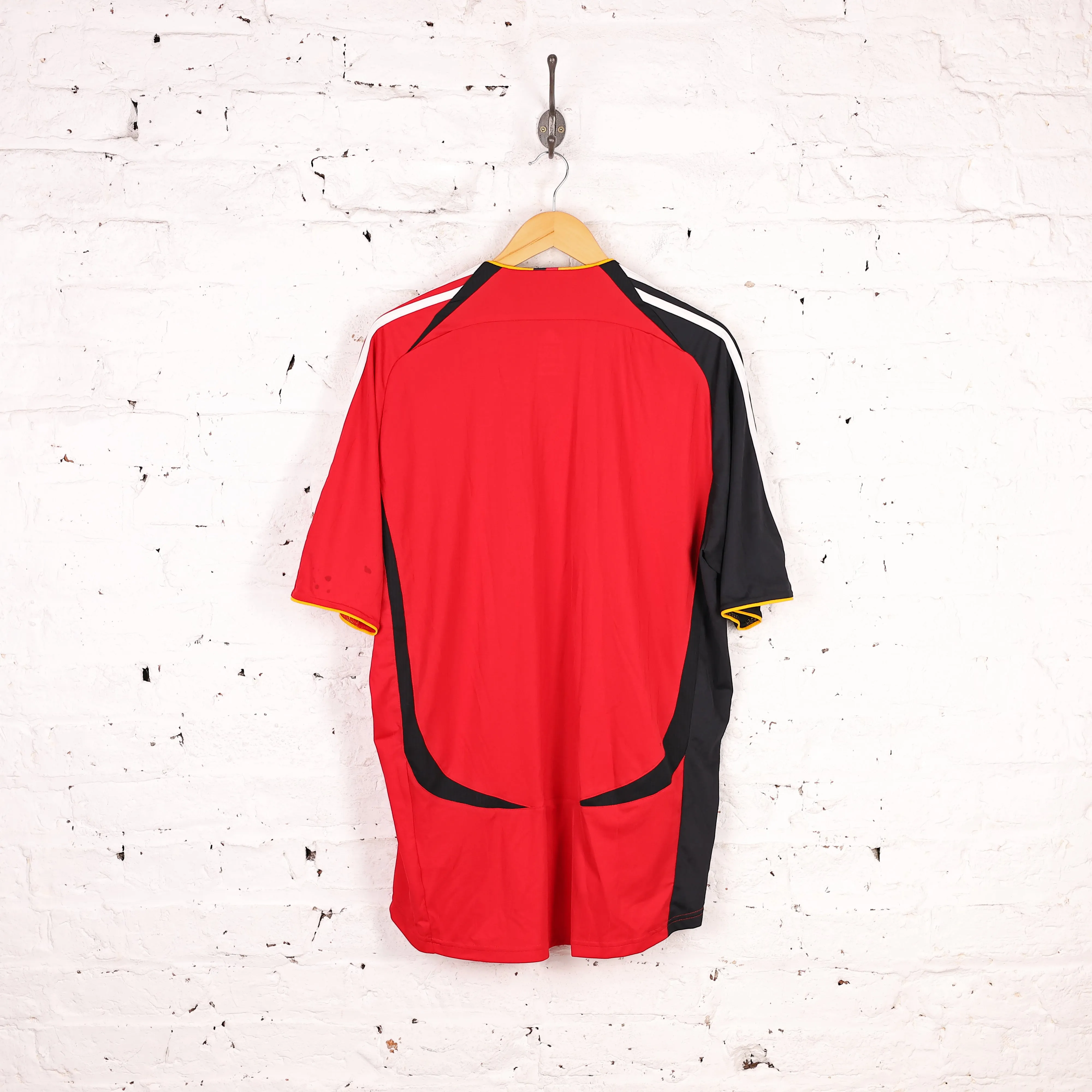 Germany 2006 Away Adidas Football Shirt - Red - XL
