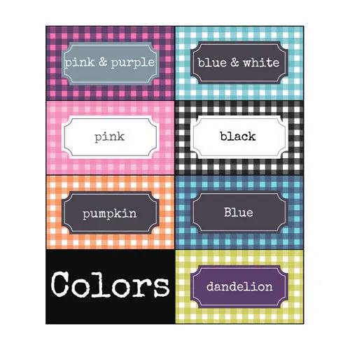 Gingham Plaid Tag