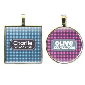 Gingham Plaid Tag