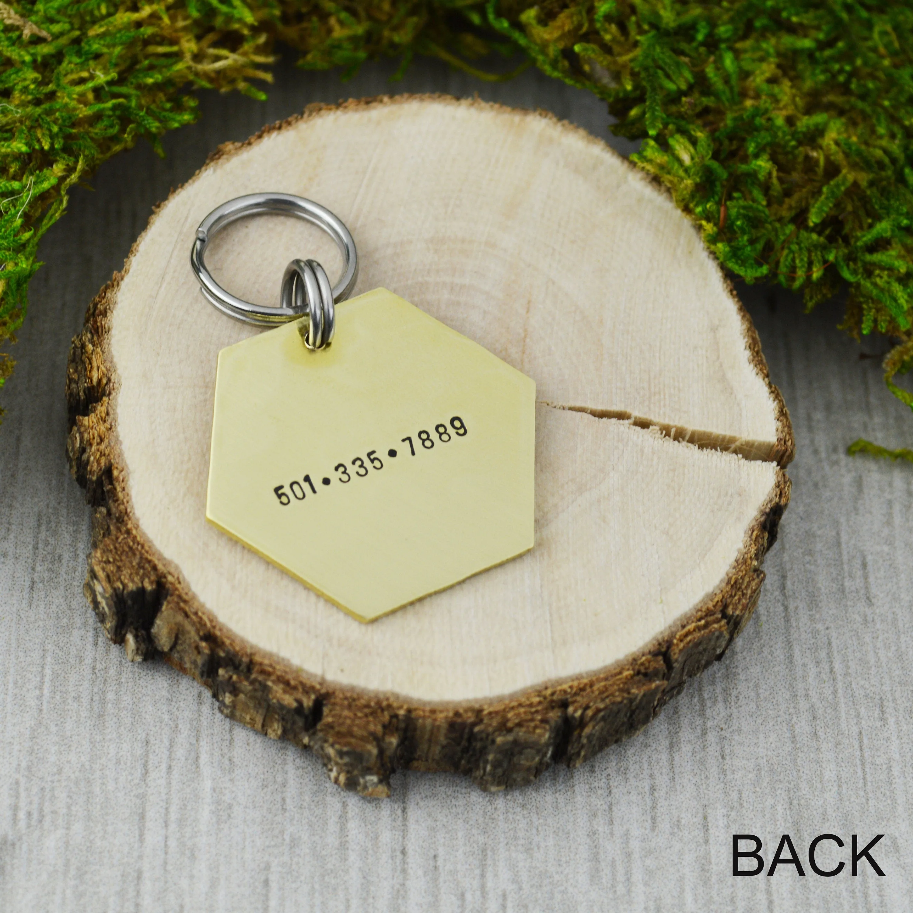 Ginkgo Tree Pet ID Tag