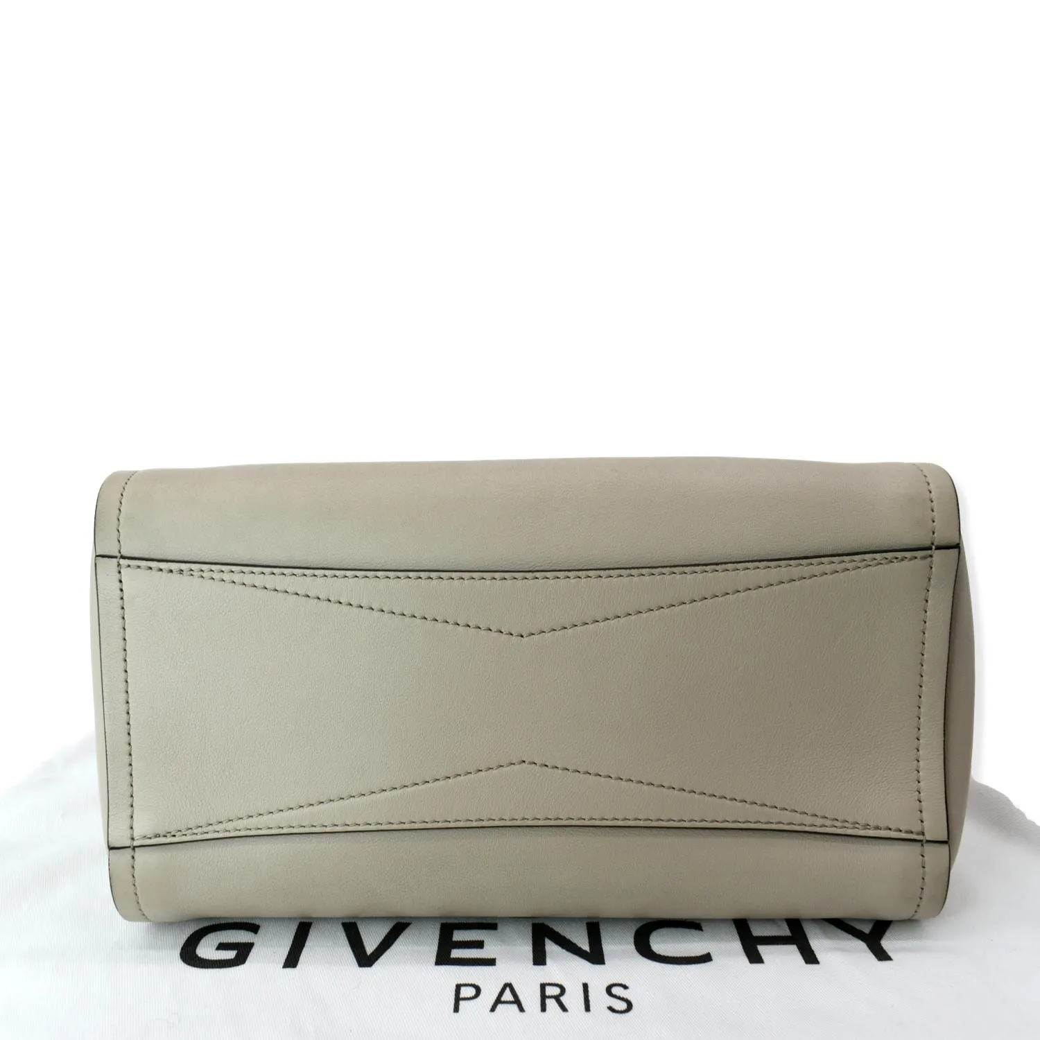 Givenchy Mystic Small Leather Top Handle Shoulder Bag White