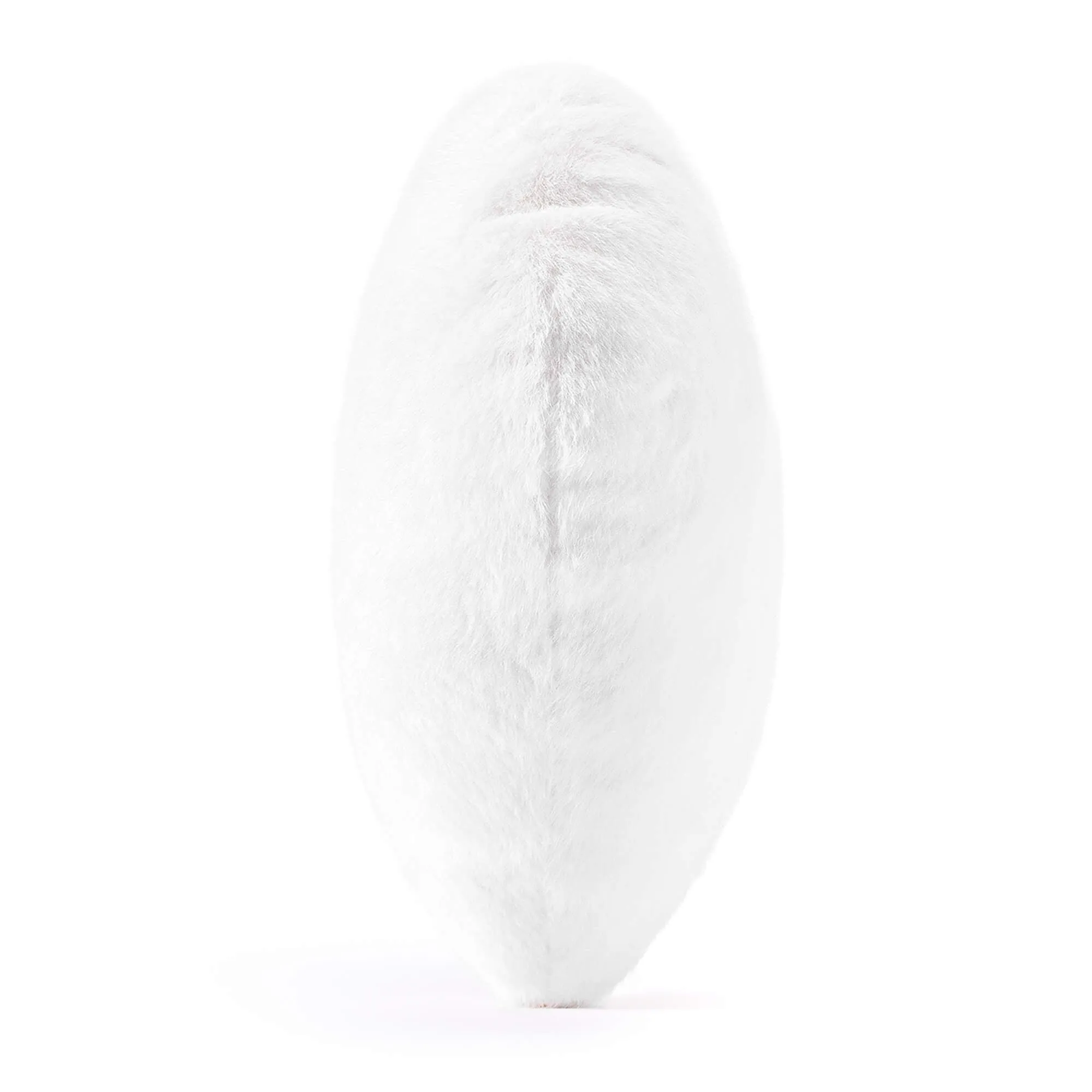 Gloveleya 17-inch Fashion Mink Velvet Plush Toy Love Heart Kids Pillow White