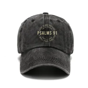 God Is My Refuge Hat