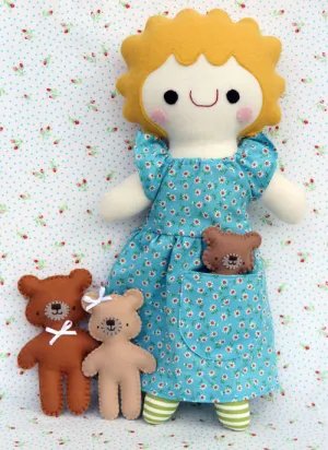 Goldilocks and the Three Bears Playset Sewing Pattern