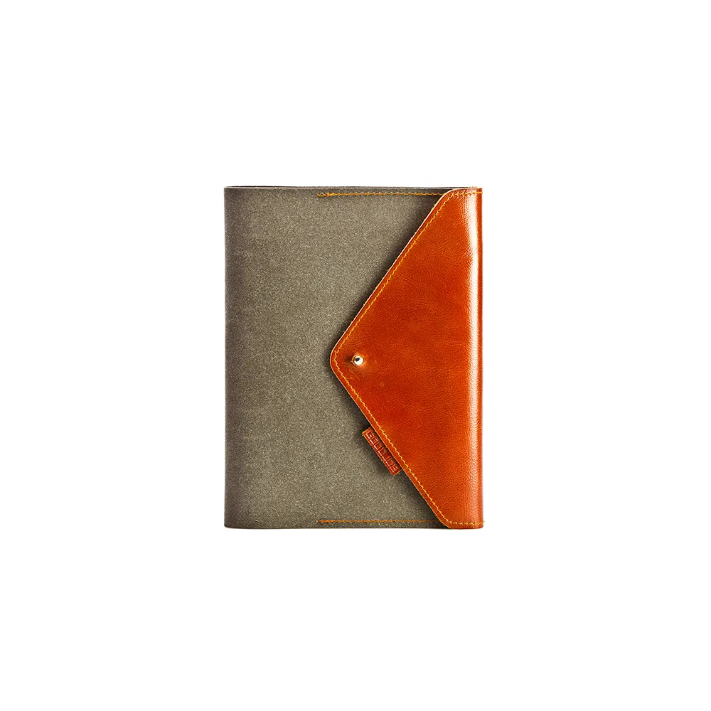 GOODJOB Notebook A5 Hybrid - Recycle Leather Grey