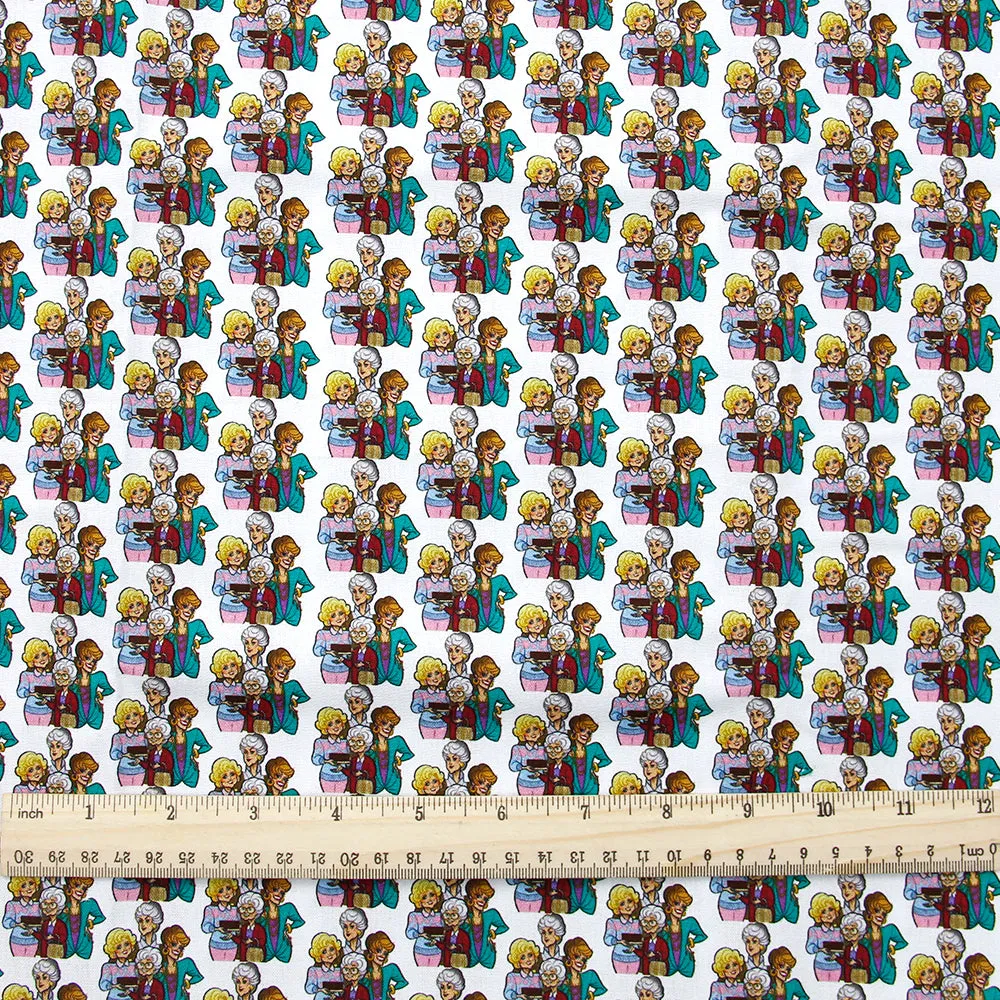grandma printed fabric