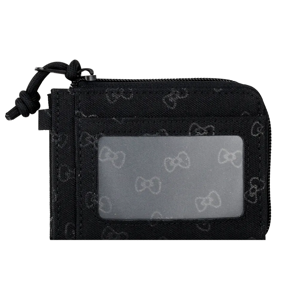 Grinstant x Sanrio Edition - CARA Coins Wallet in Hello Kitty Black Overprint