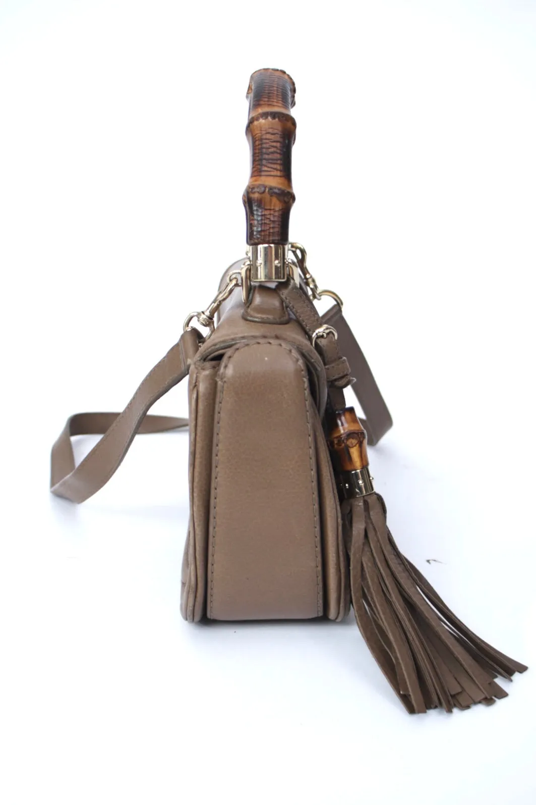 Gucci 1947 Bamboo Handle Tassel Bag*