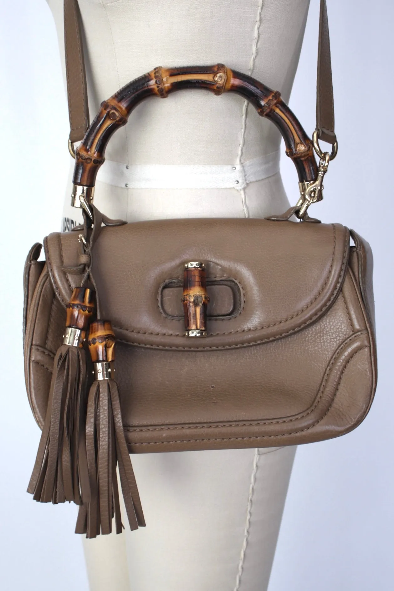 Gucci 1947 Bamboo Handle Tassel Bag*