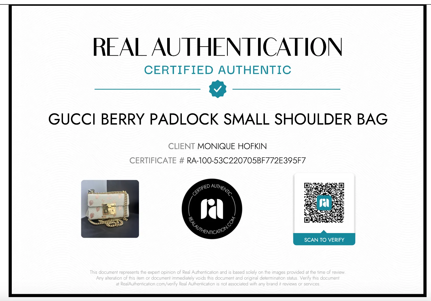 Gucci Berry Padlock Small Shoulder Bag