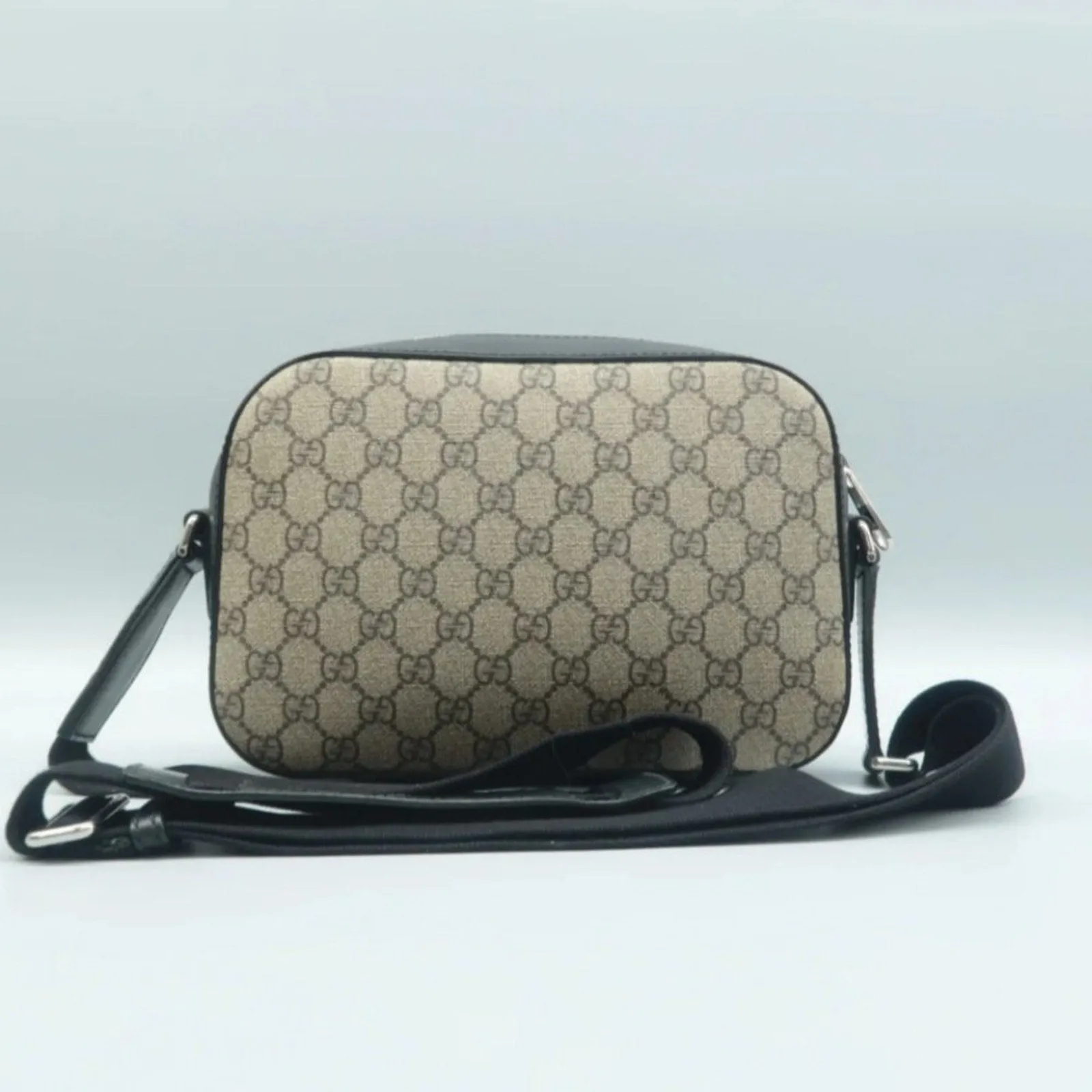 GUCCI Brown Canvas Shoulder Bag