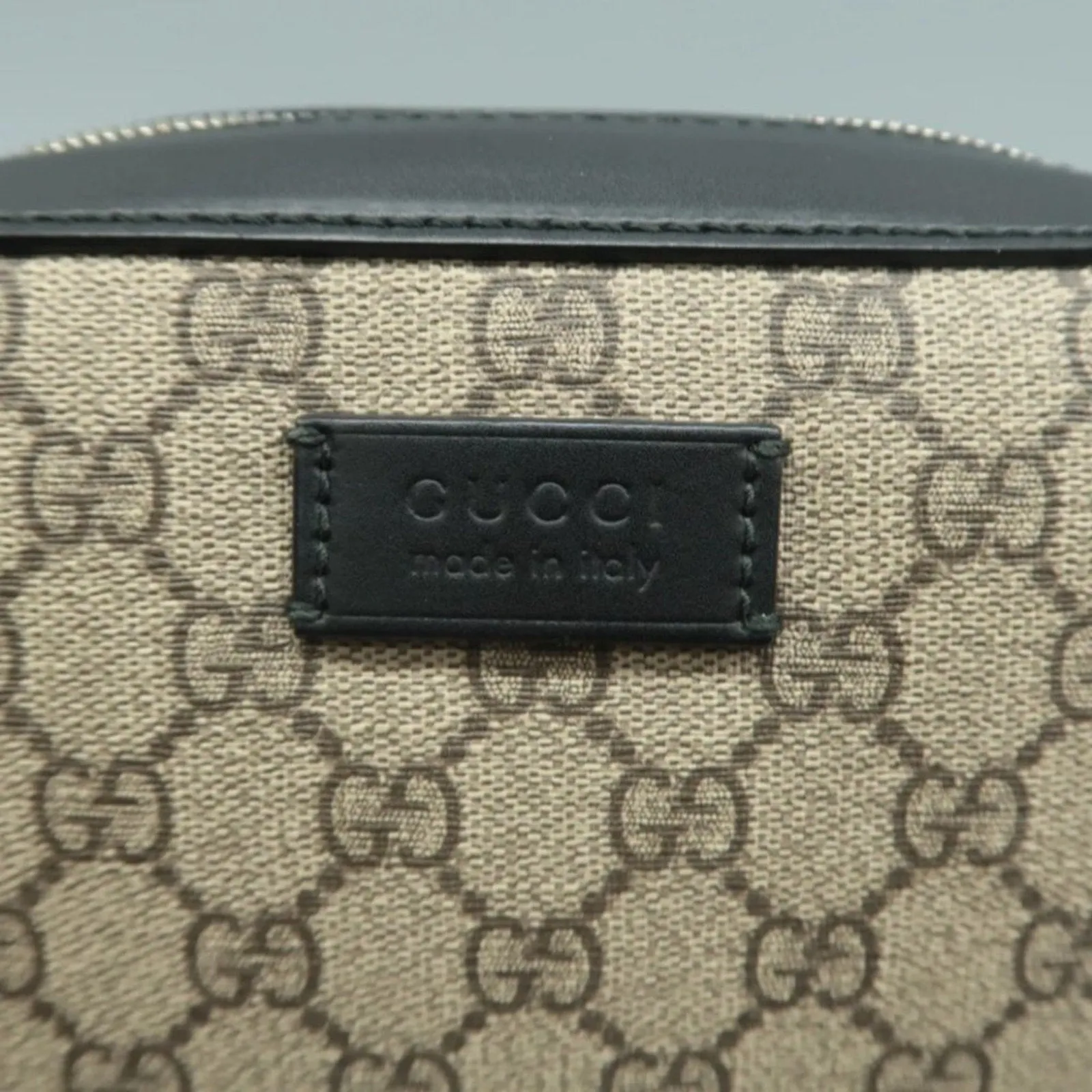 GUCCI Brown Canvas Shoulder Bag