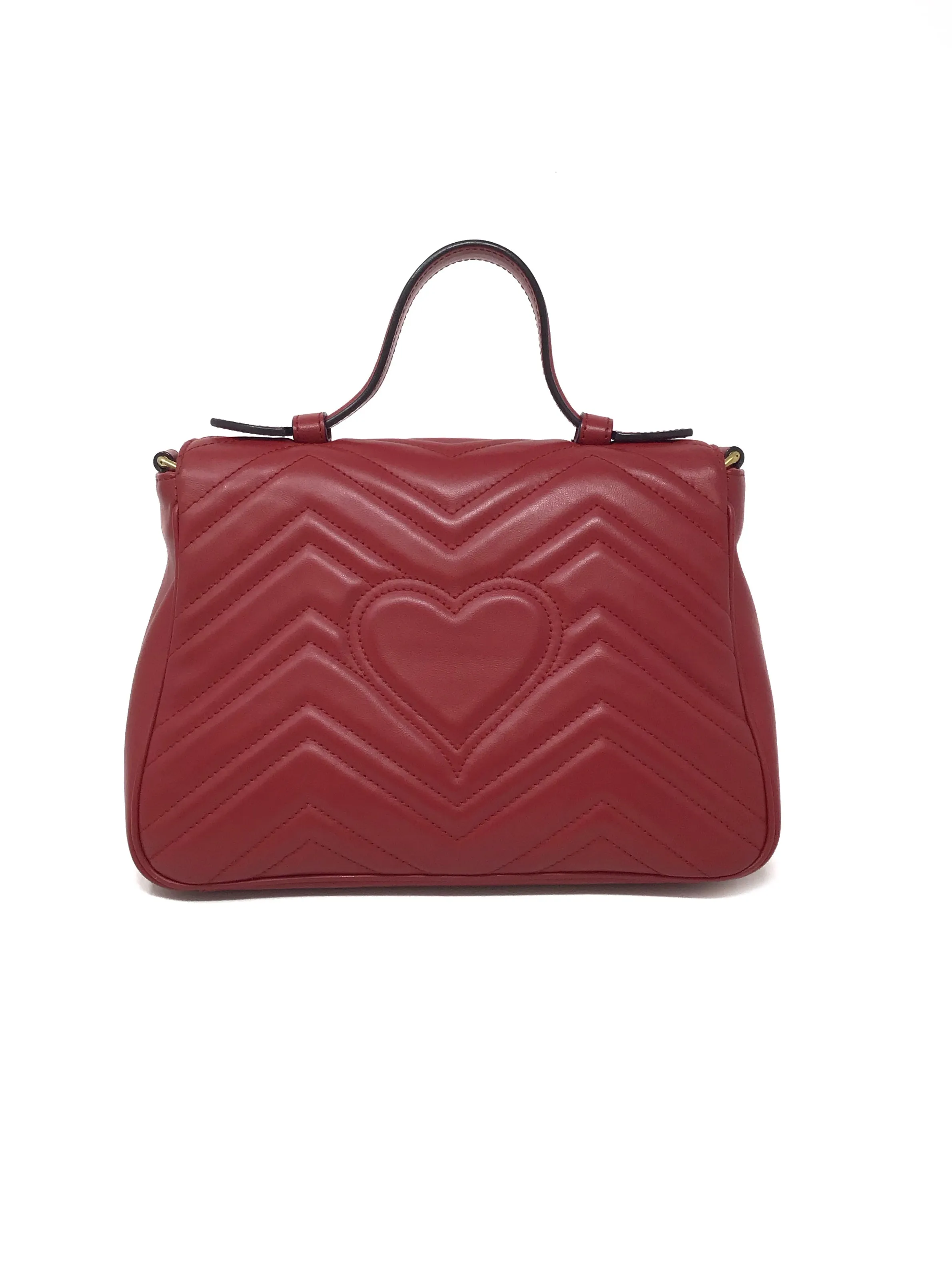 Gucci GG 'Marmont' SM Top Handle Bag