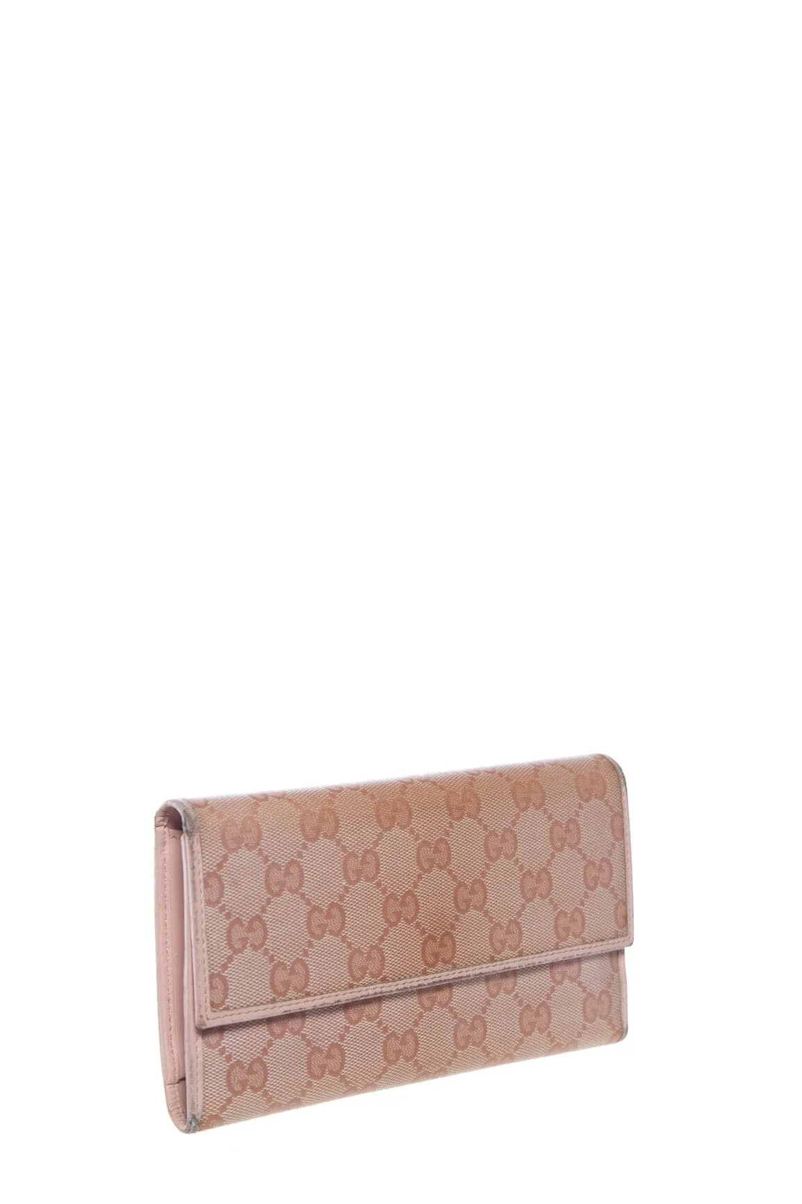 Gucci Nude Canvas GG Wallet