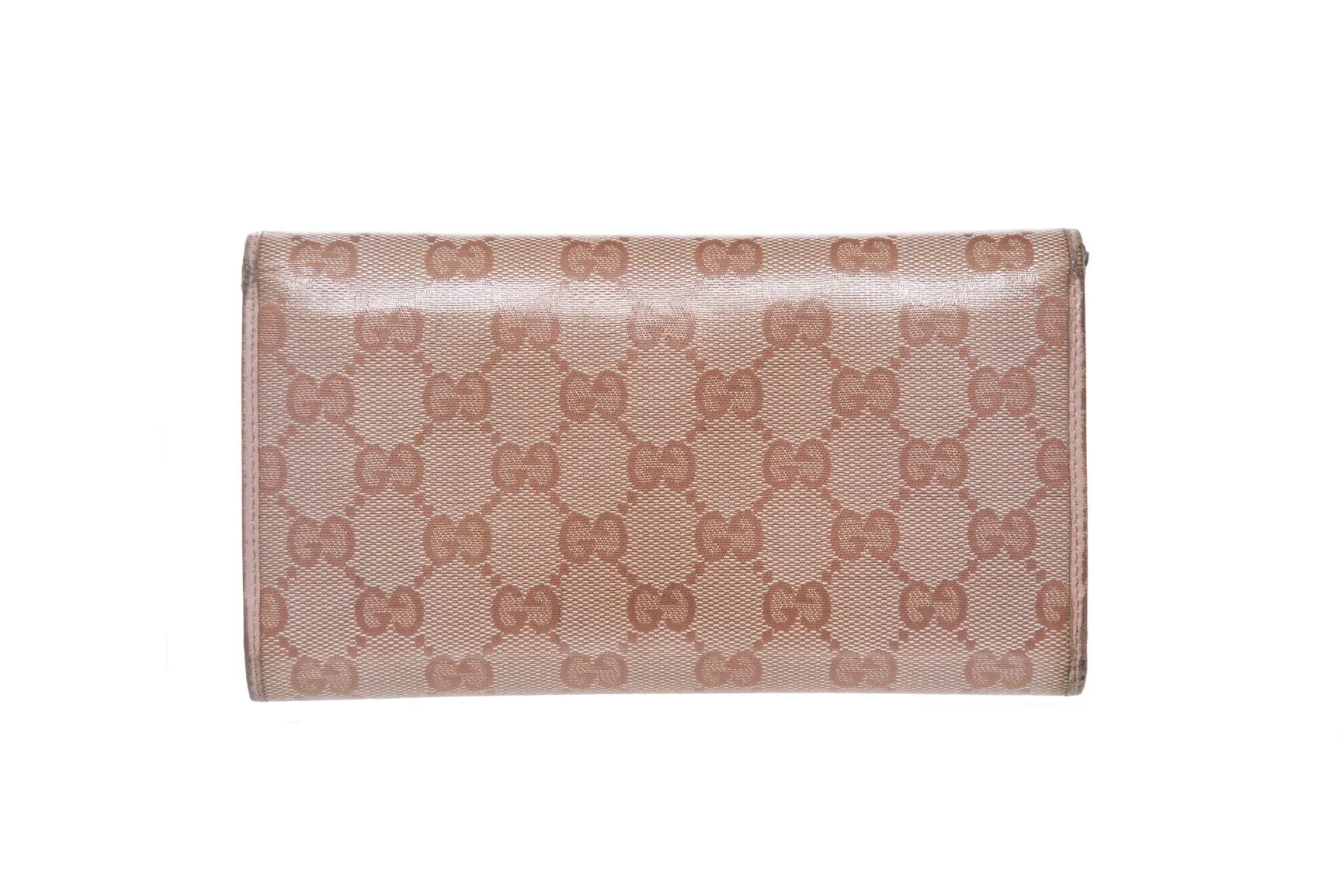 Gucci Nude Canvas GG Wallet