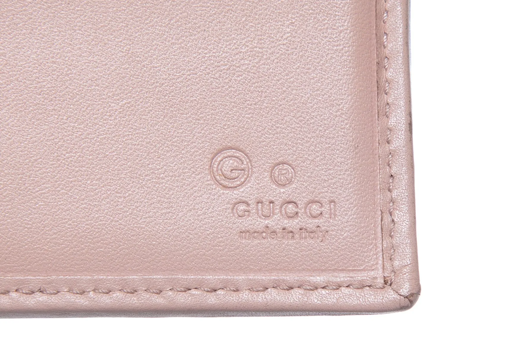 Gucci Nude Canvas GG Wallet