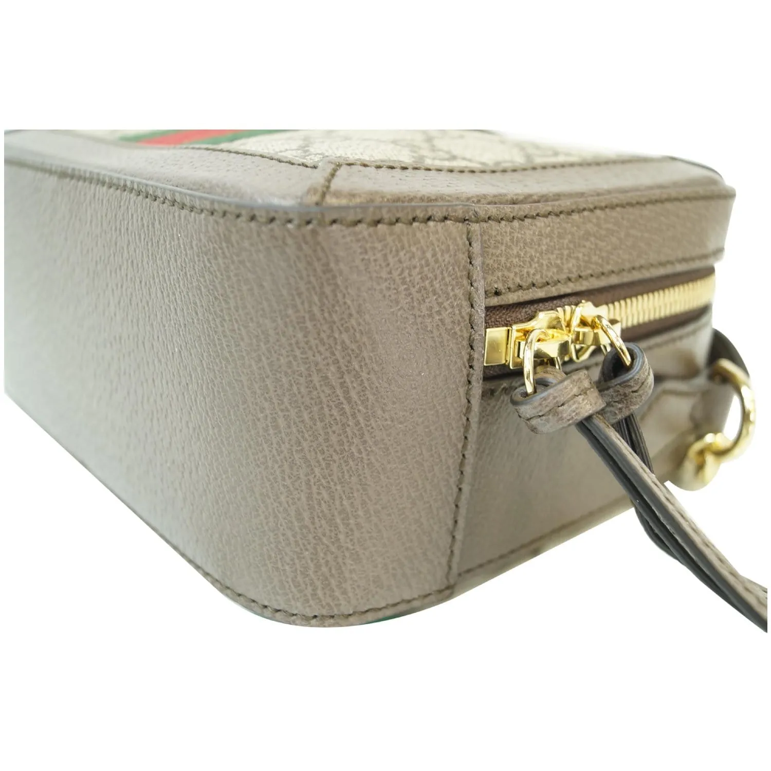 GUCCI Ophidia GG Mini Supreme Shoulder Bag Beige/Ebony 602576