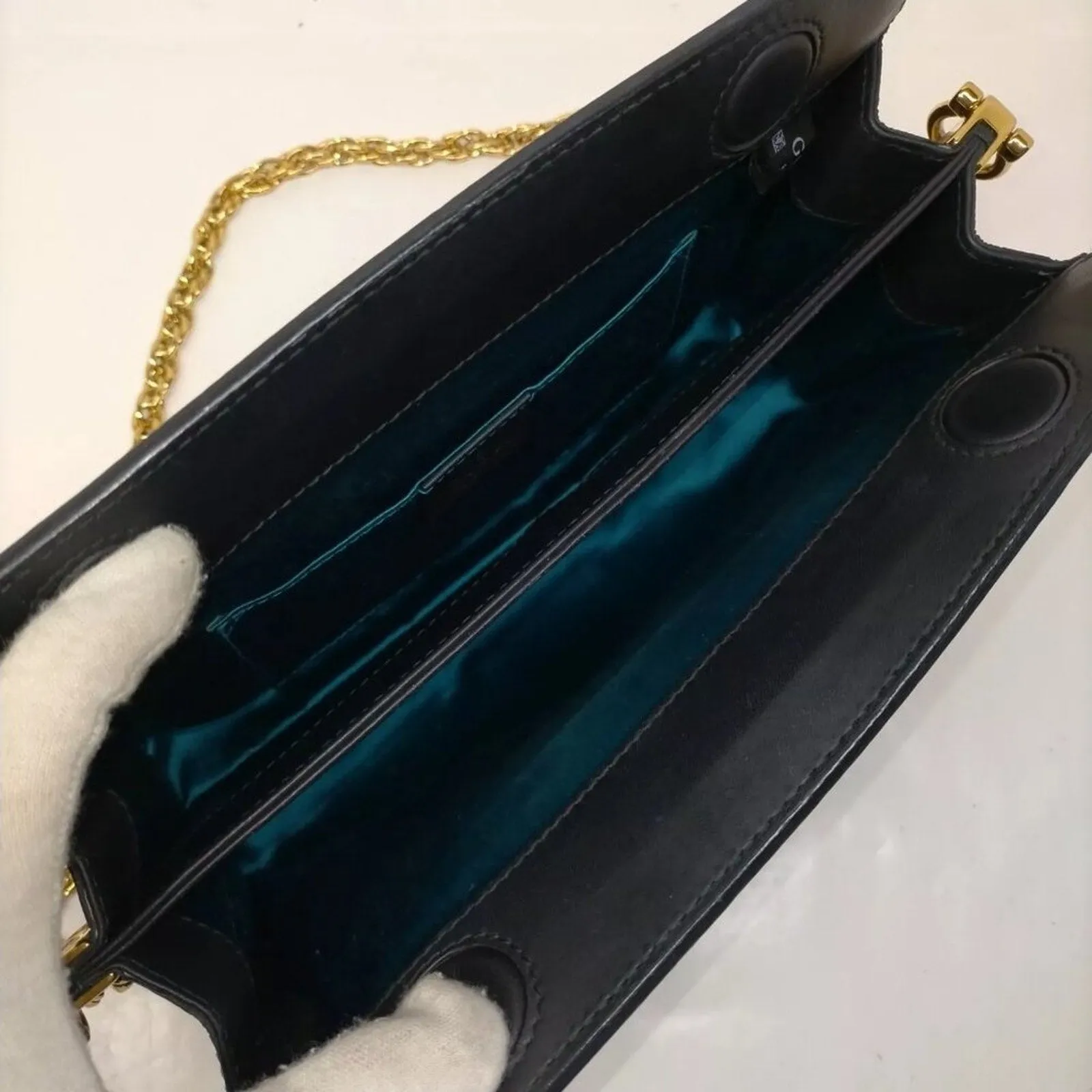 Gucci Sherry Line Red Suede Leather Shoulder Bag