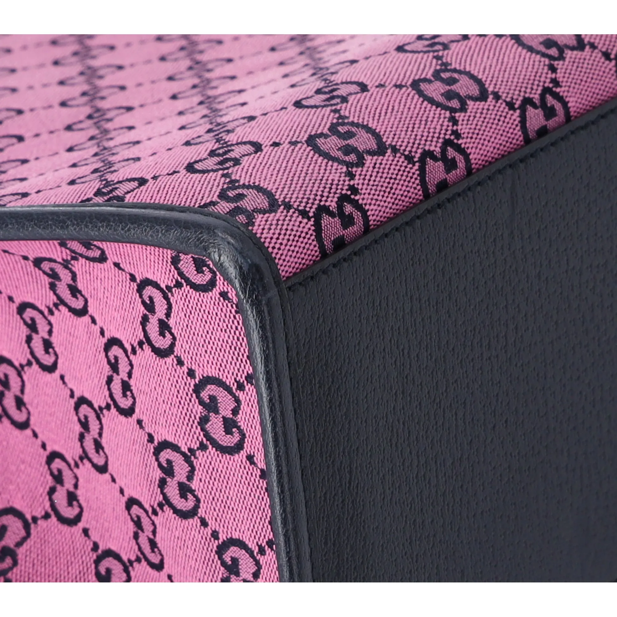 Gucci Small Retro Interlocking G Tote Monogram GG Multicolor Bag Pink