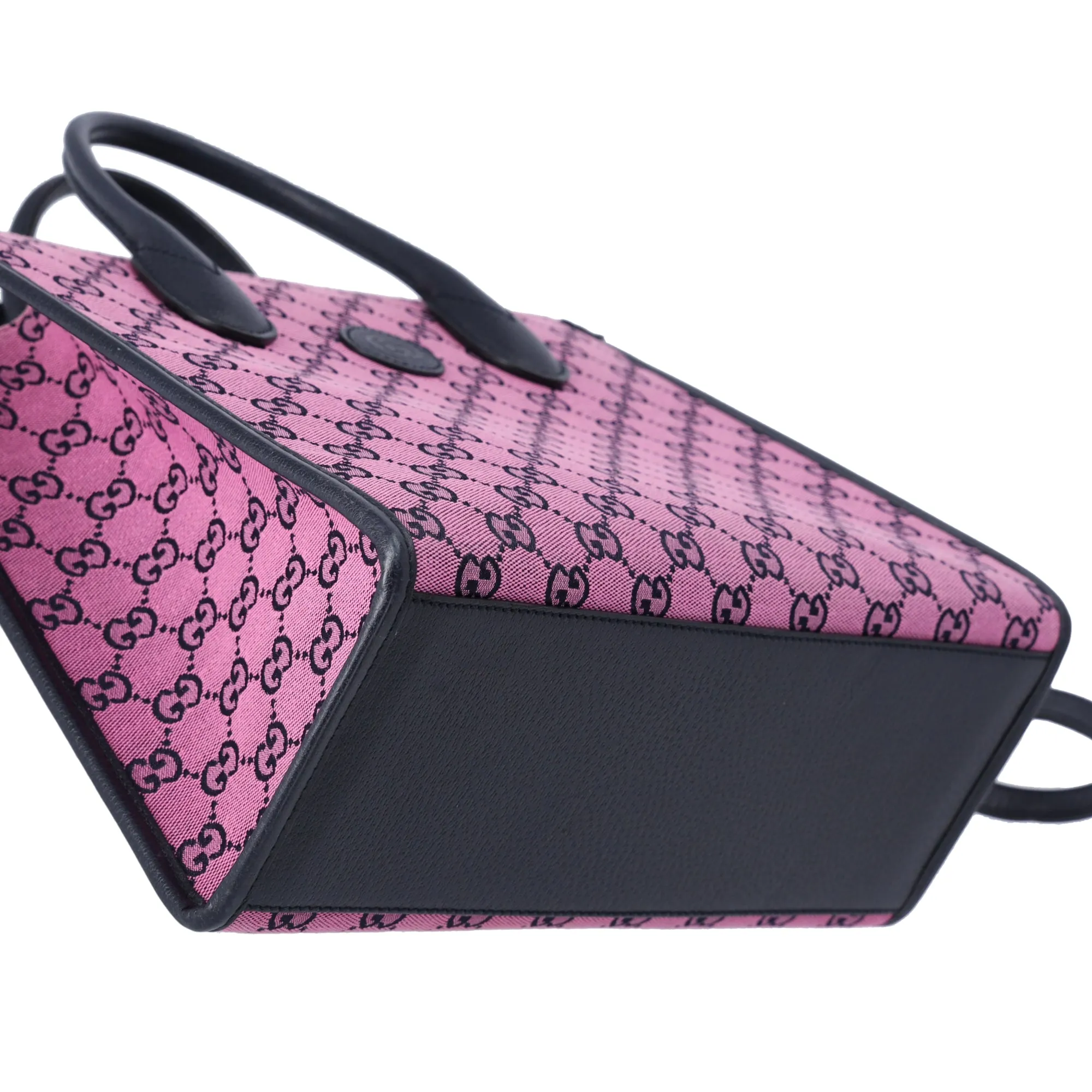 Gucci Small Retro Interlocking G Tote Monogram GG Multicolor Bag Pink