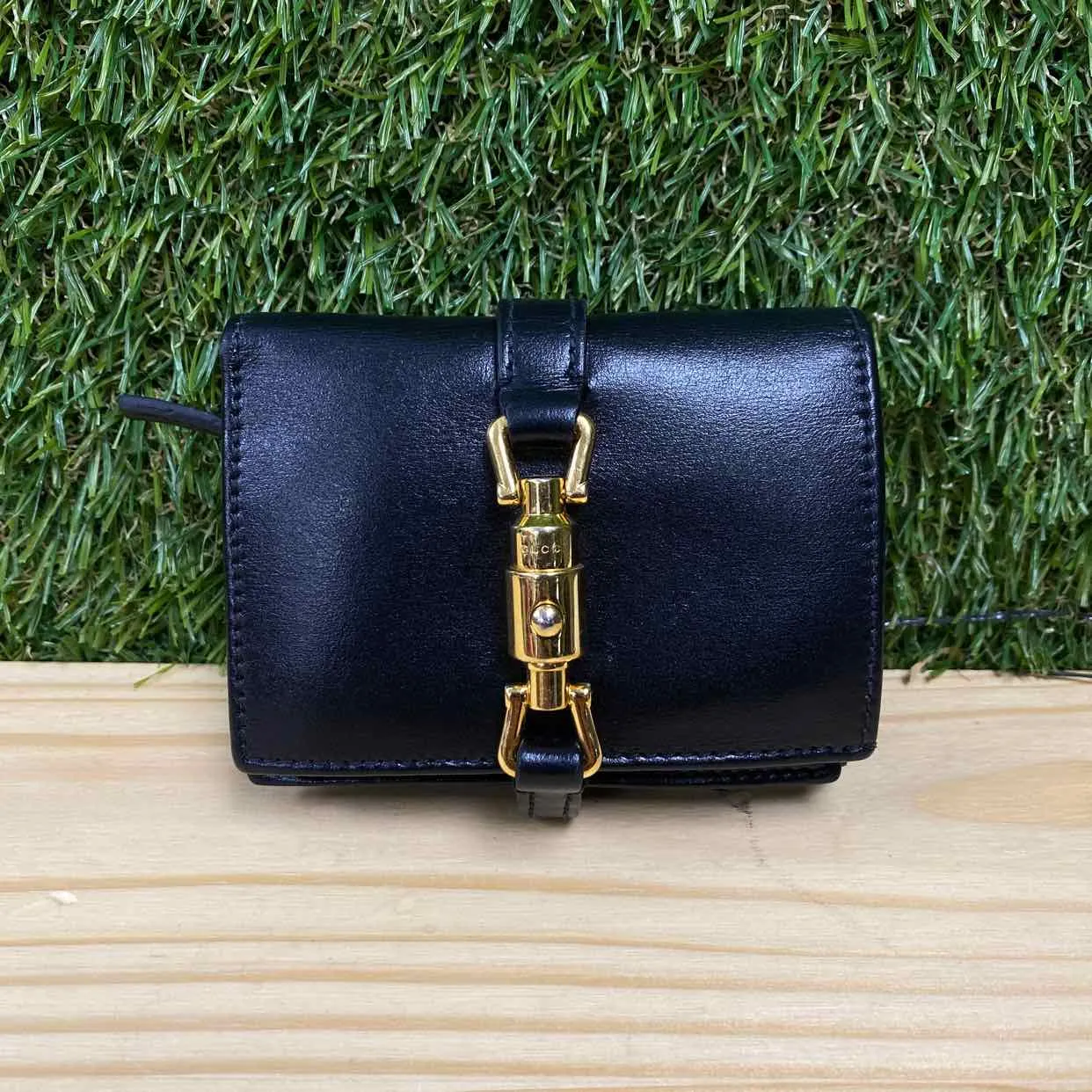 Gucci Wallet "JACKIE 1961" Used Black