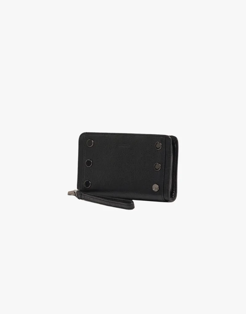 Hammitt Bryant Wallet in Black & Gunmetal