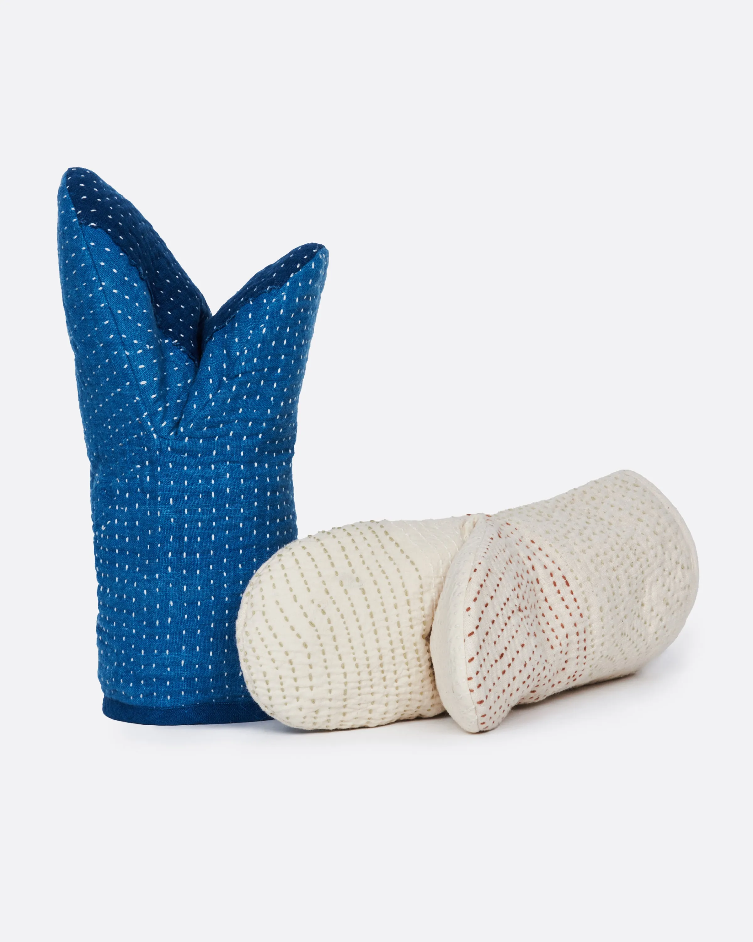Hand Quilted Oven Mitt