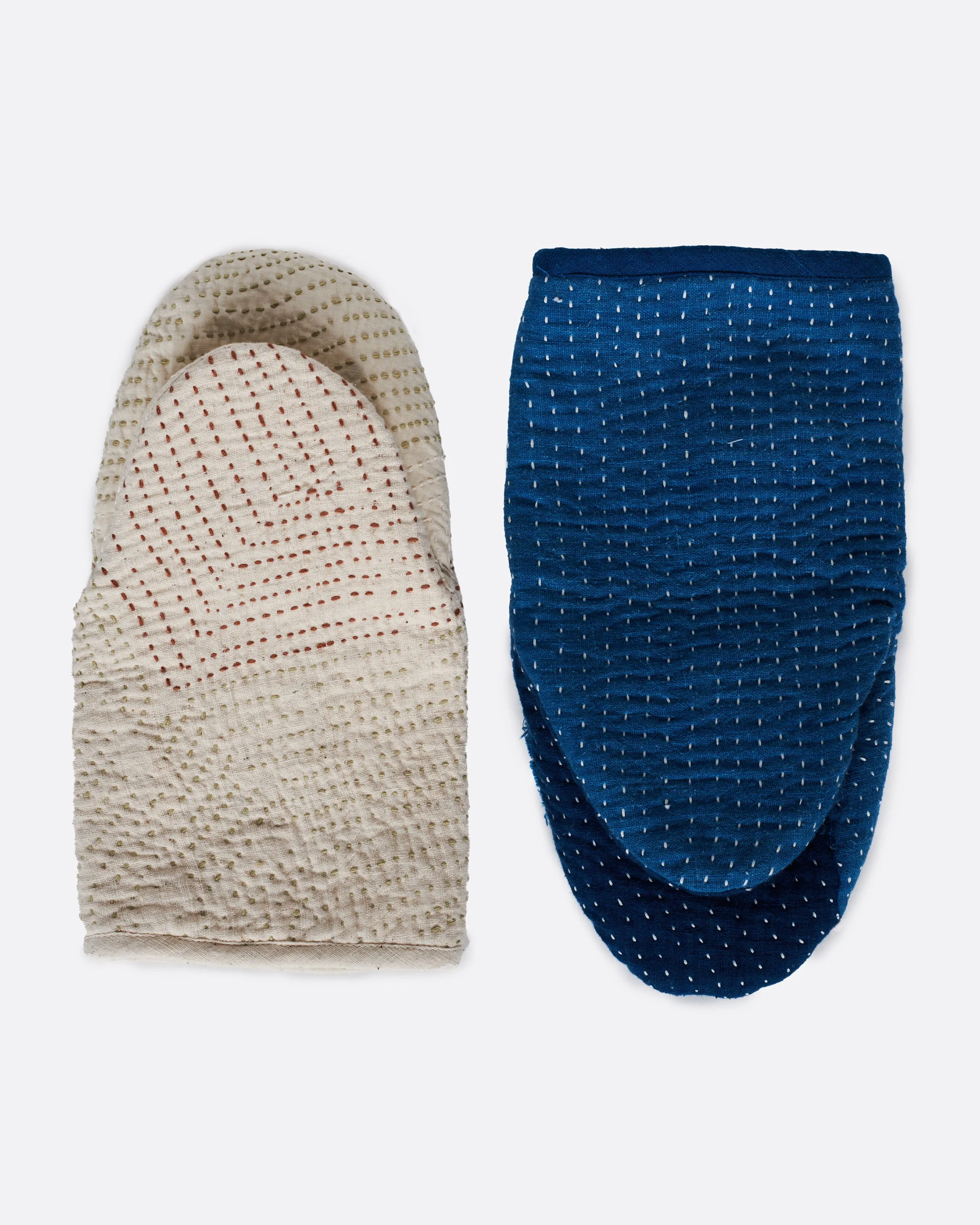 Hand Quilted Oven Mitt