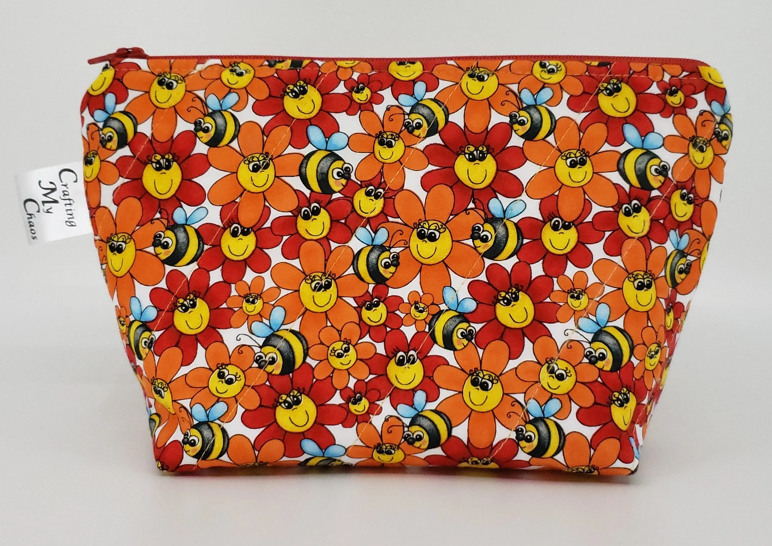 Happy Flowers - Notions Bag