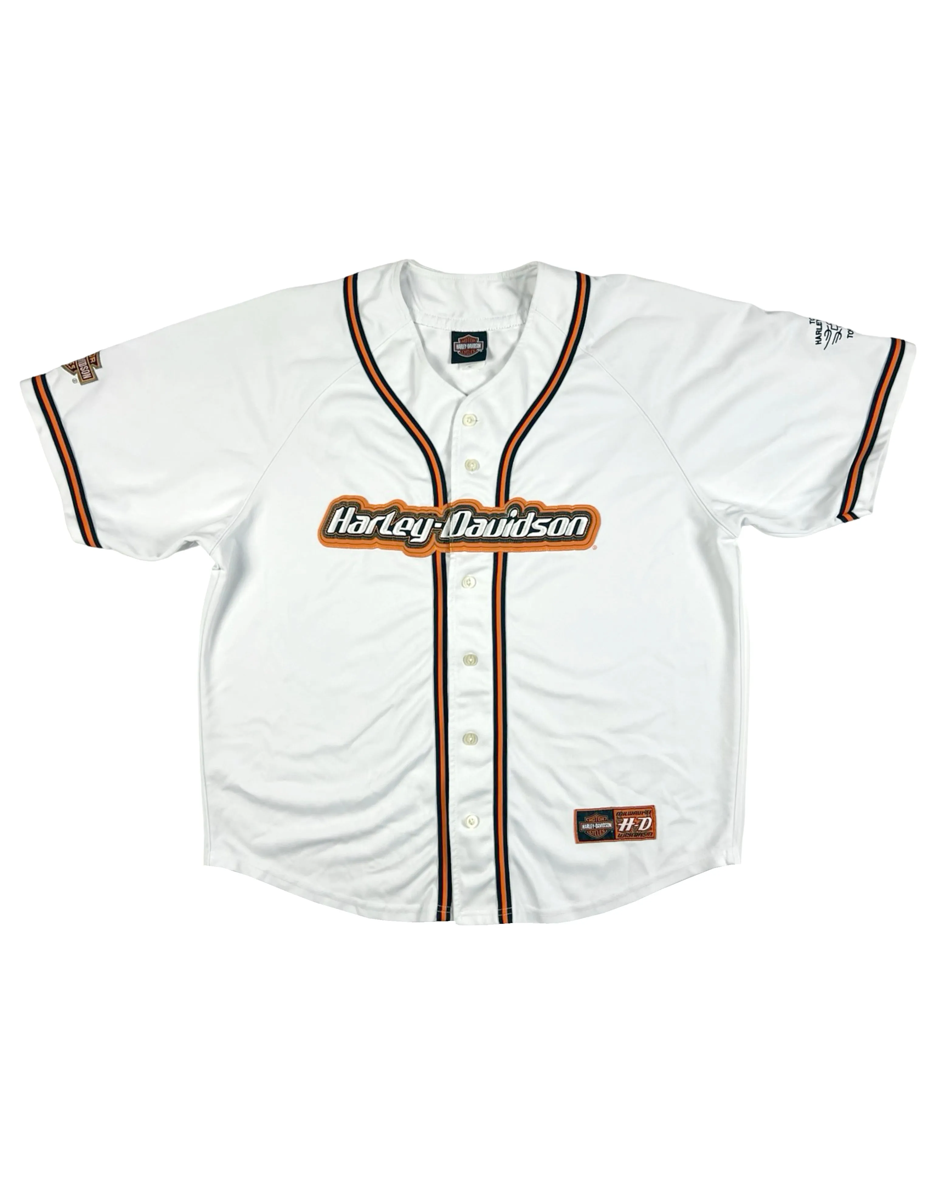 Harley Davidson Baseball Jersey