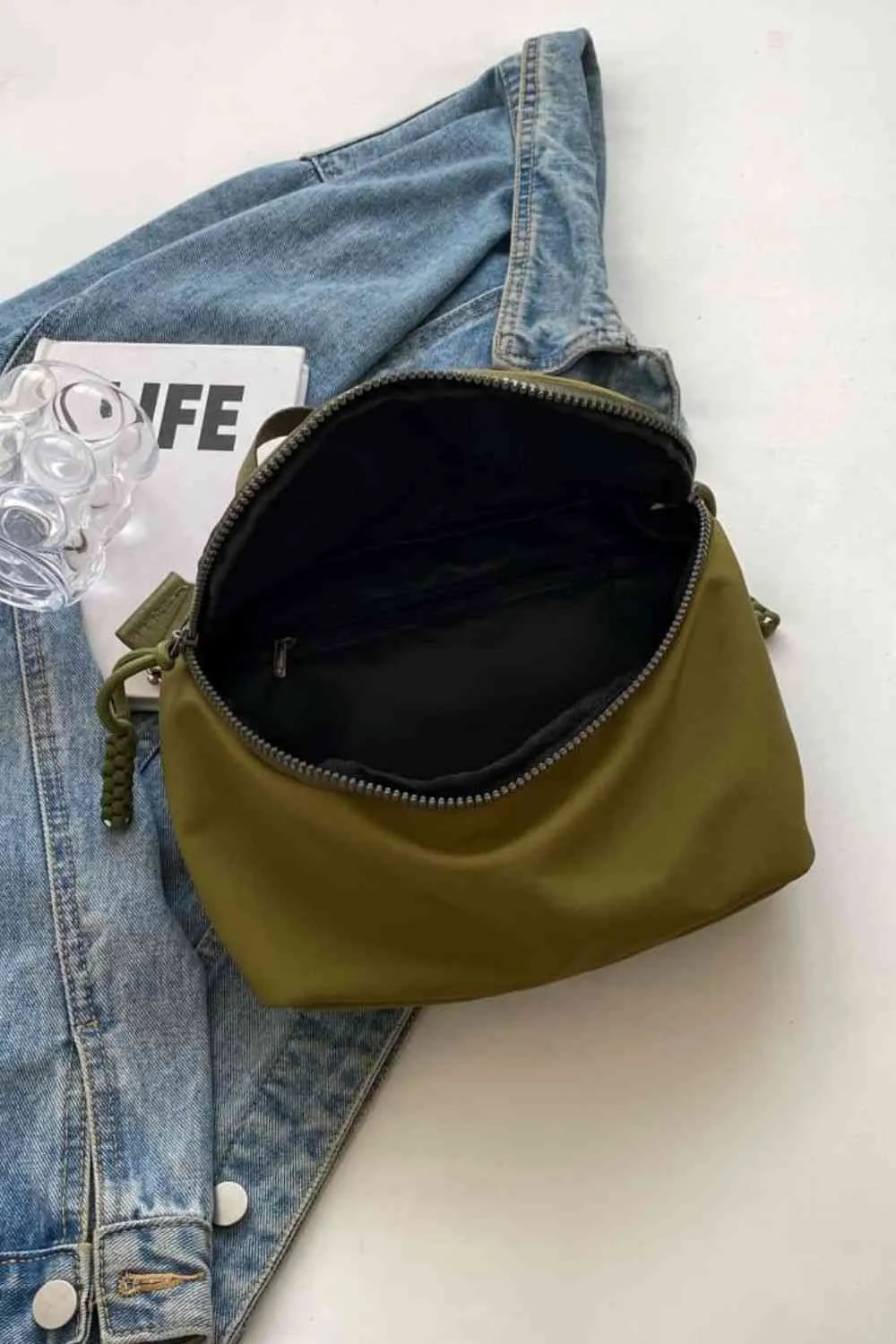 Hazel Blues® |  Medium Nylon Sling Bag