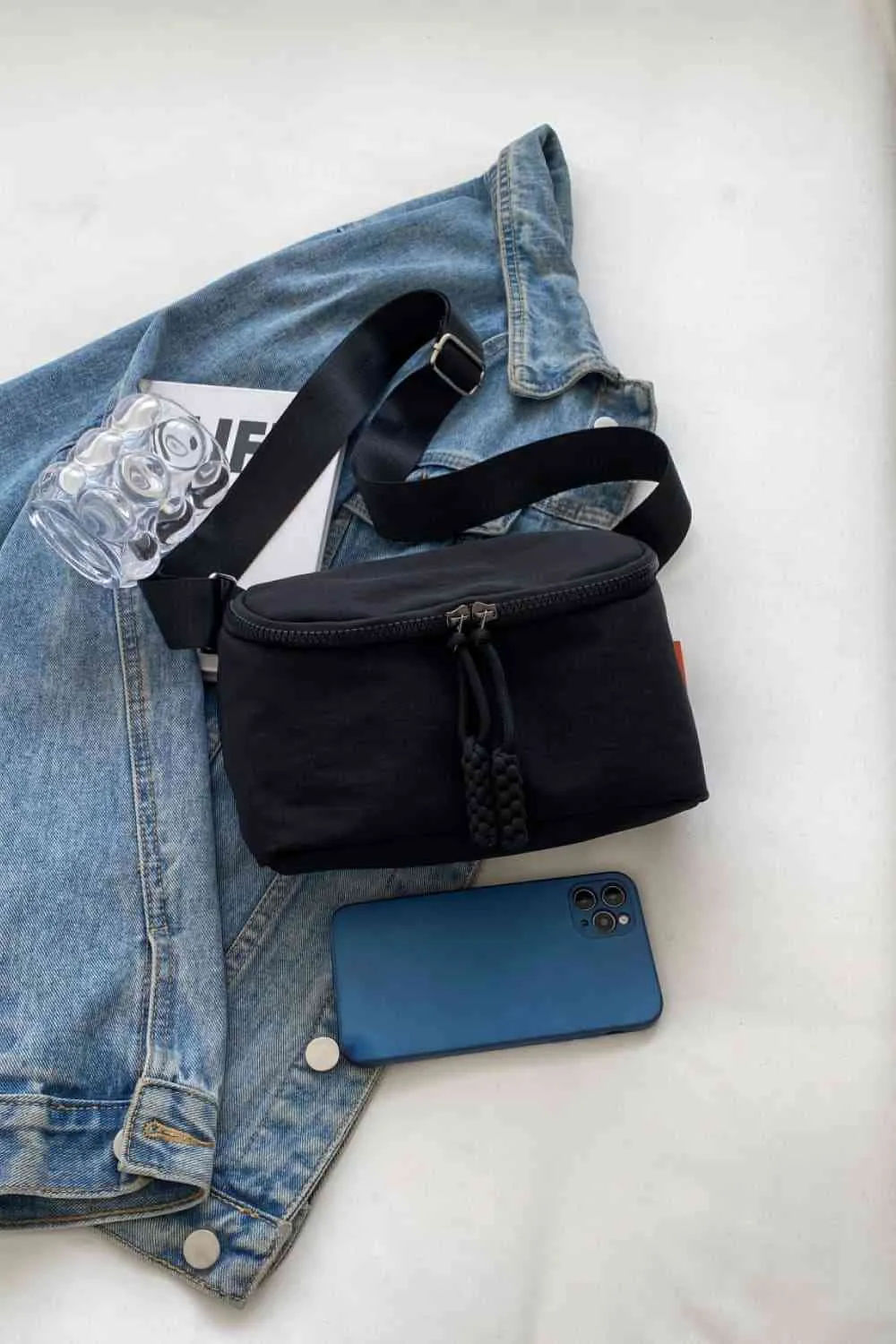 Hazel Blues® |  Medium Nylon Sling Bag