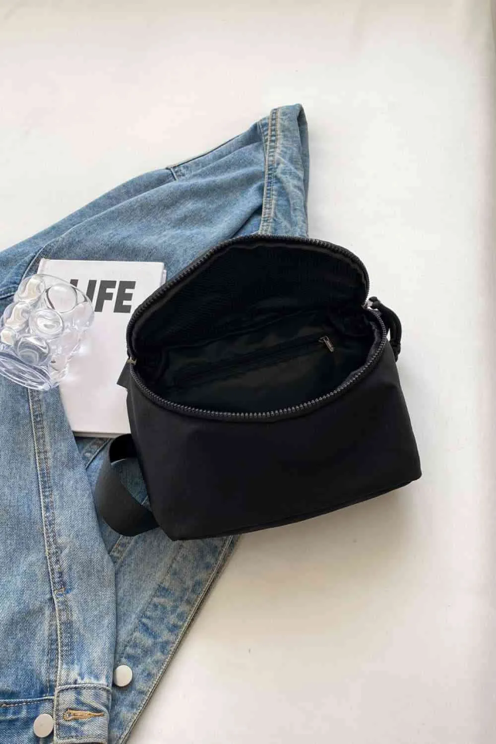 Hazel Blues® |  Medium Nylon Sling Bag