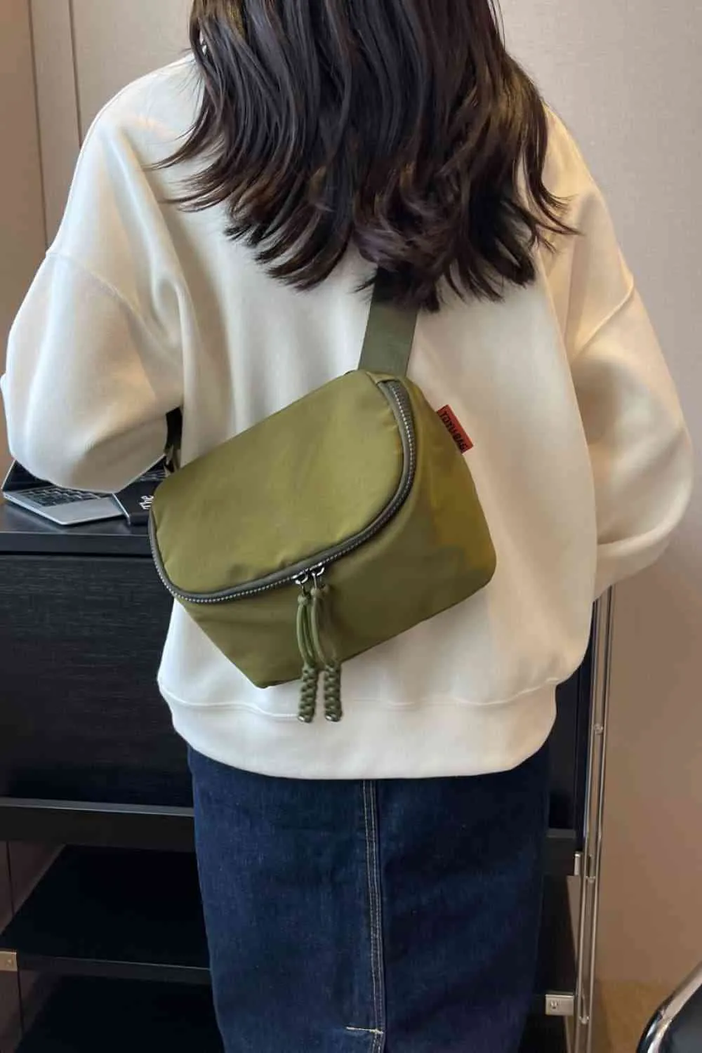 Hazel Blues® |  Medium Nylon Sling Bag