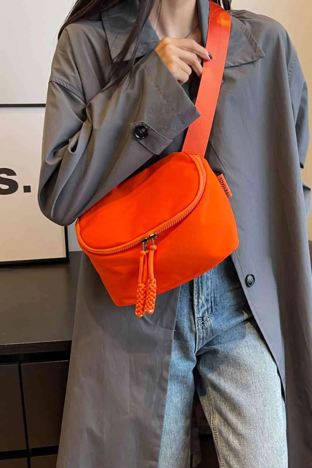 Hazel Blues® |  Medium Nylon Sling Bag