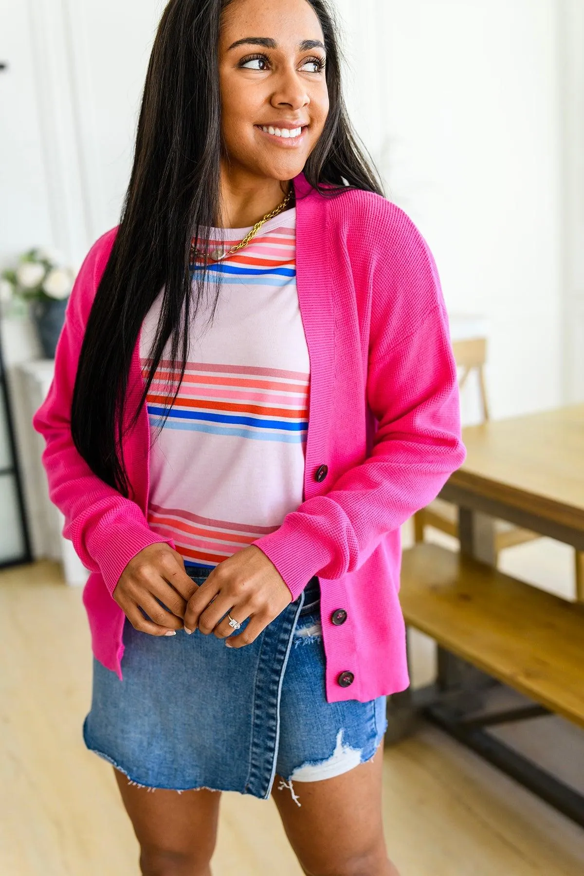 Hazel Blues® |  Sweet Like Candy Striped Long Sleeve