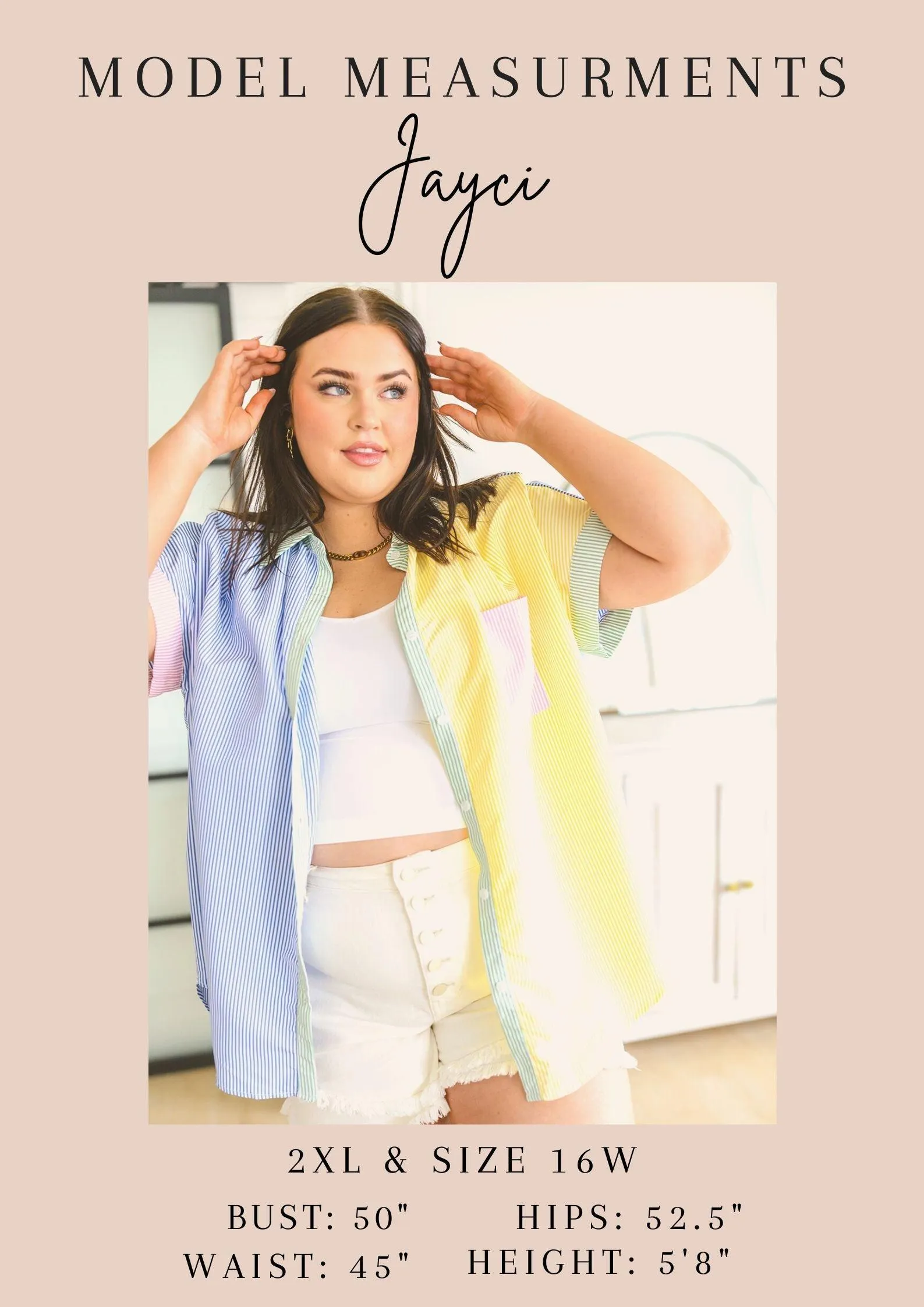 Hazel Blues® |  Sweet Like Candy Striped Long Sleeve