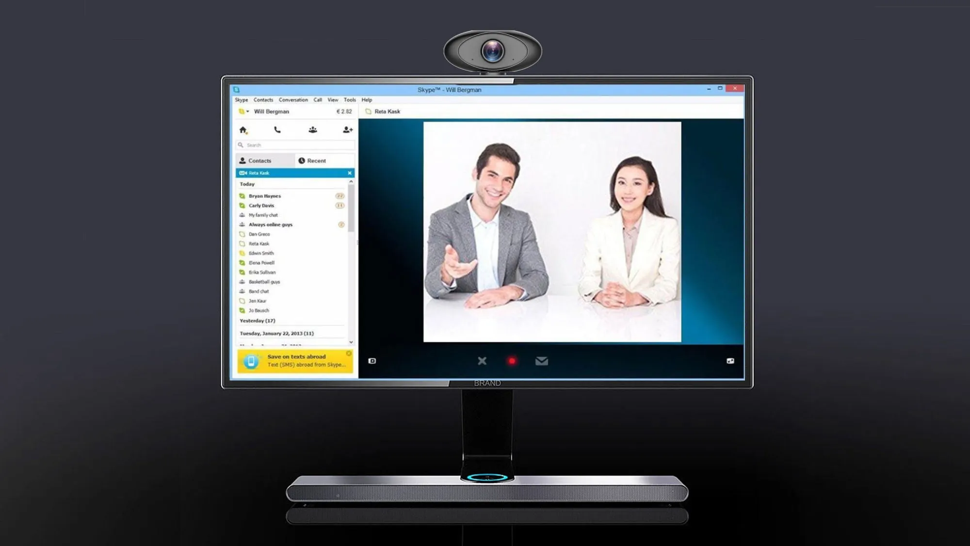 HD 1080P Webcam Noise Reducing Microphone Widescreen Rii RC100 USB Computer Desktop Camera for Video Calling