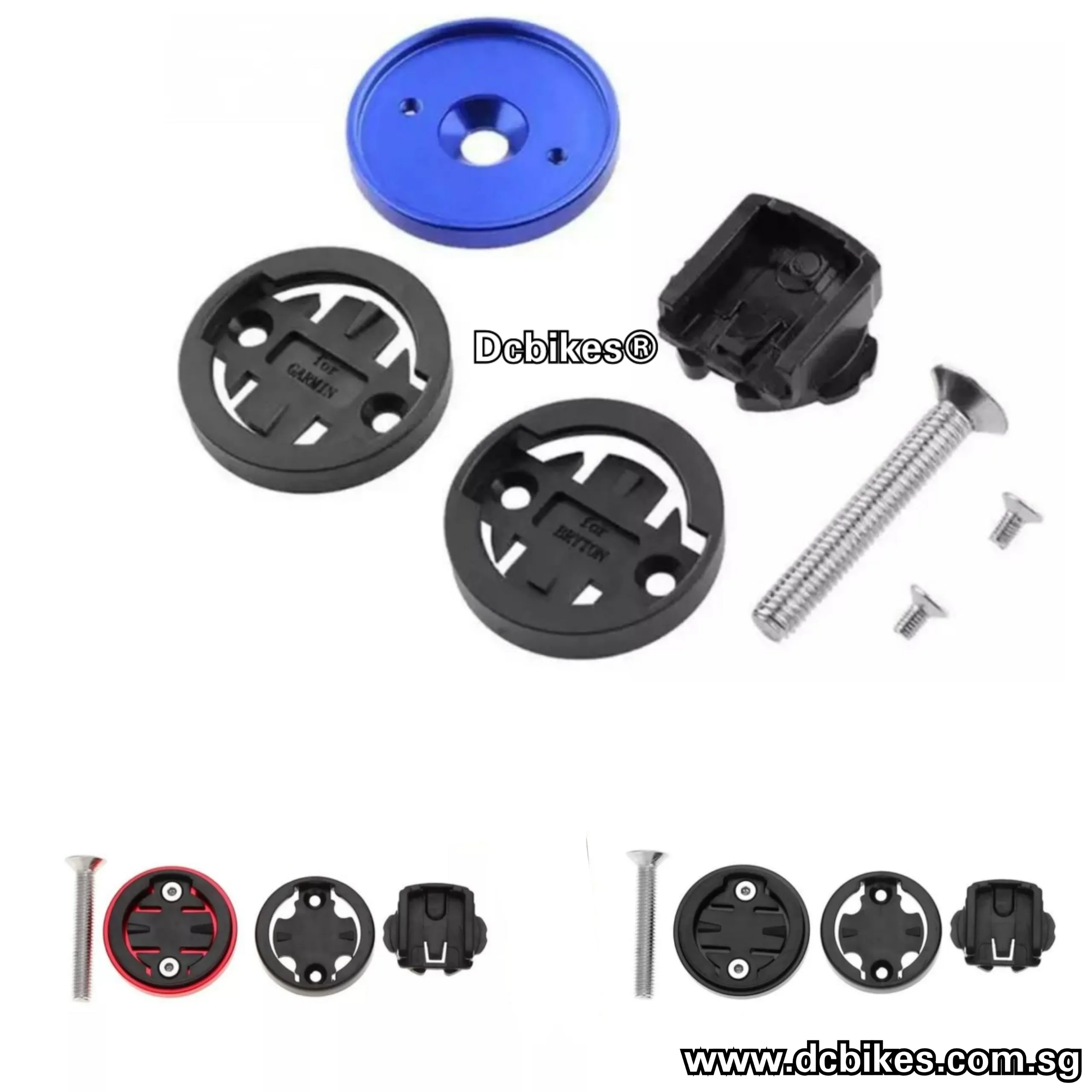 Headset Stem Top Cap Computer Holder Ultralight Mount For GARMIN Bryton CATEYE Speedometer