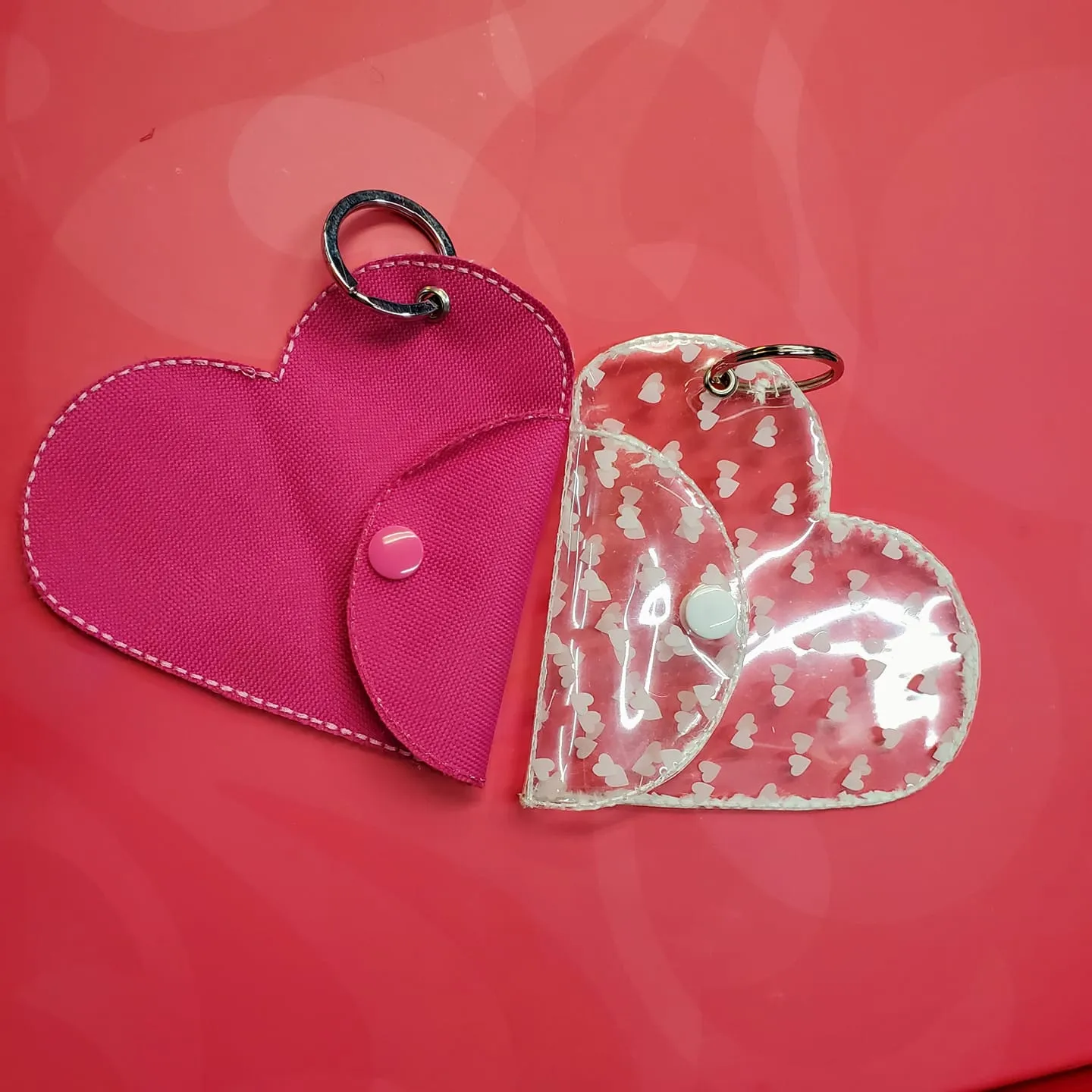 Heart Snap ITH Pouch machine embroidery design DIGITAL DOWNLOAD
