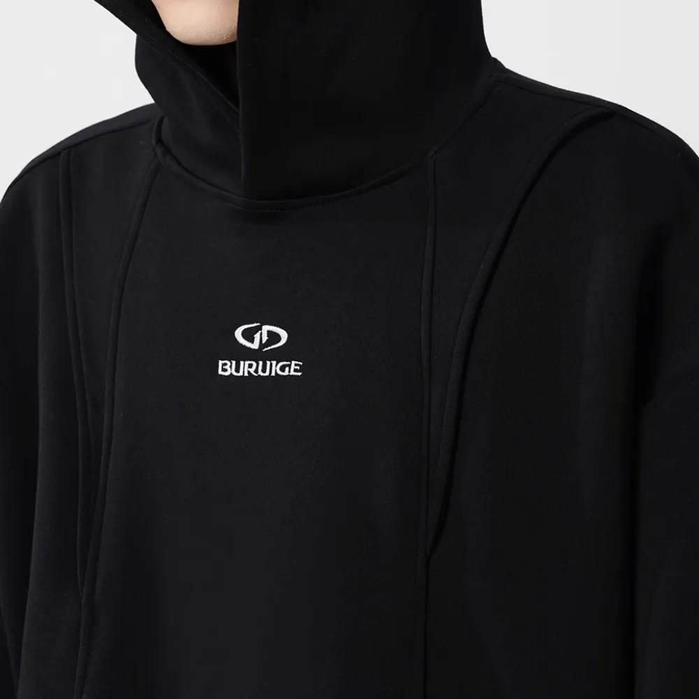 Heavy Dual Zip Embroidered Hoodie