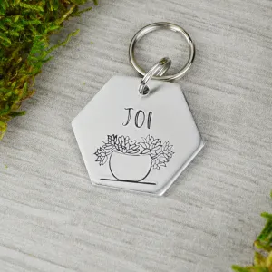 Hen & Chicks Pet ID Tag