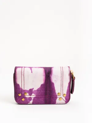 henri wallet - tie dye violet