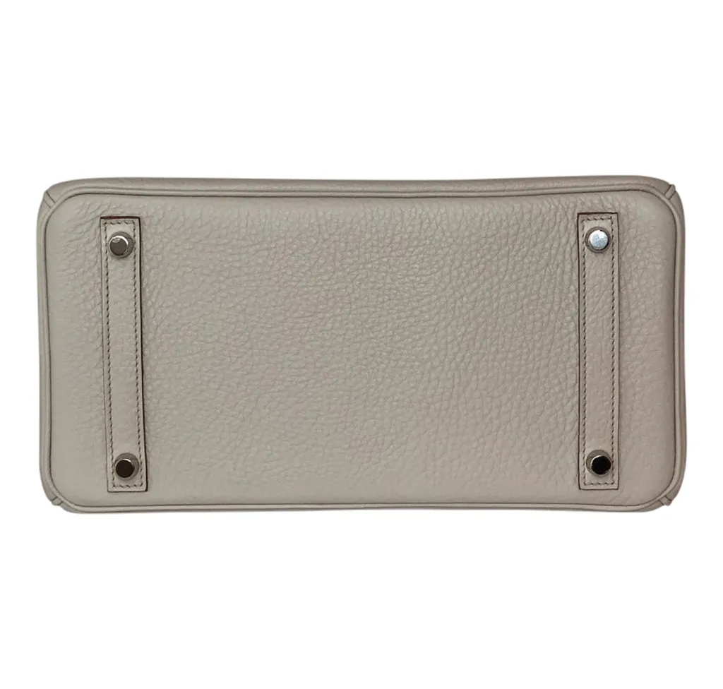Hermès Birkin 30 Gris Perle Togo PHW