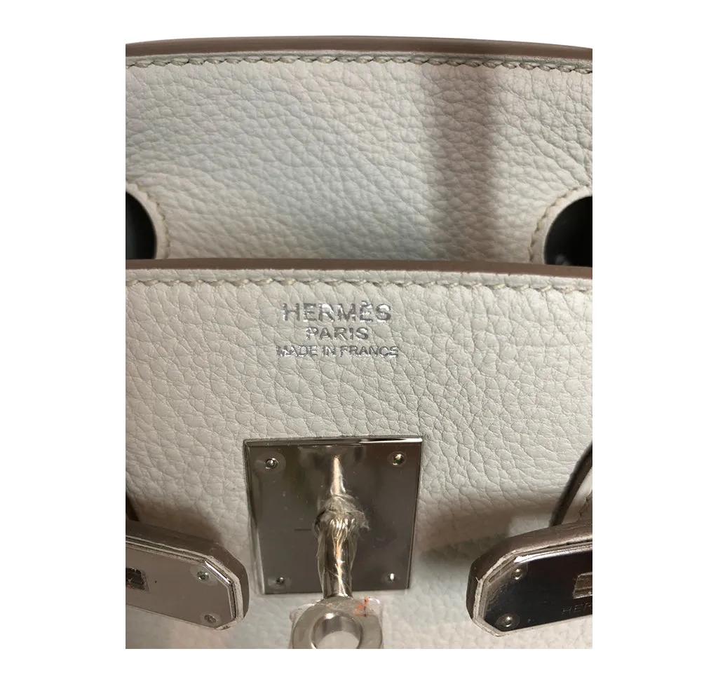 Hermès Birkin 30 Gris Perle Togo PHW