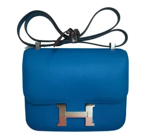 Hermès Constance 24 Bag Bleu Zanzibar Evercolor PHW
