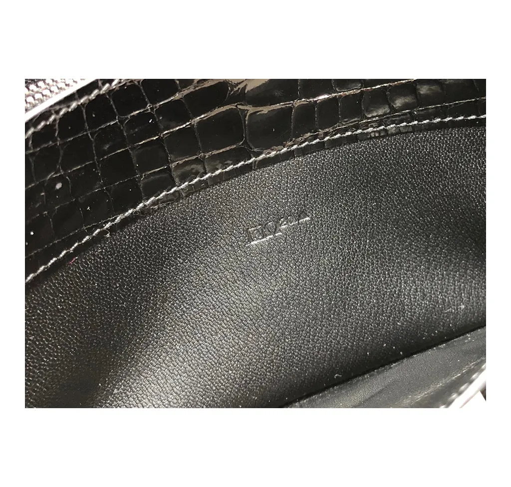 Hermès Constance Long Wallet Alligator Noir Clutch