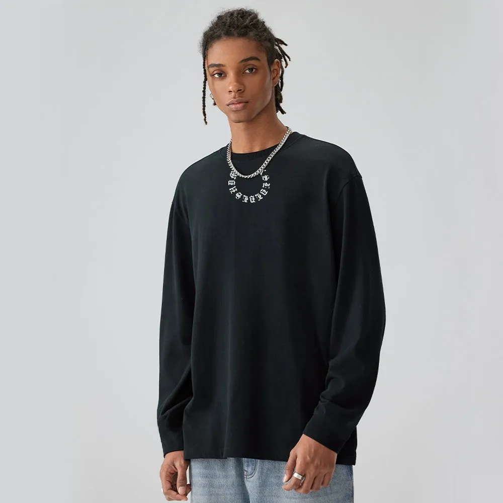 High Street Letter Graphic Long Sleeve Shirt