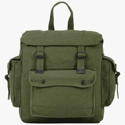 Highlander - Haversack Webbing Backpack with Pockets